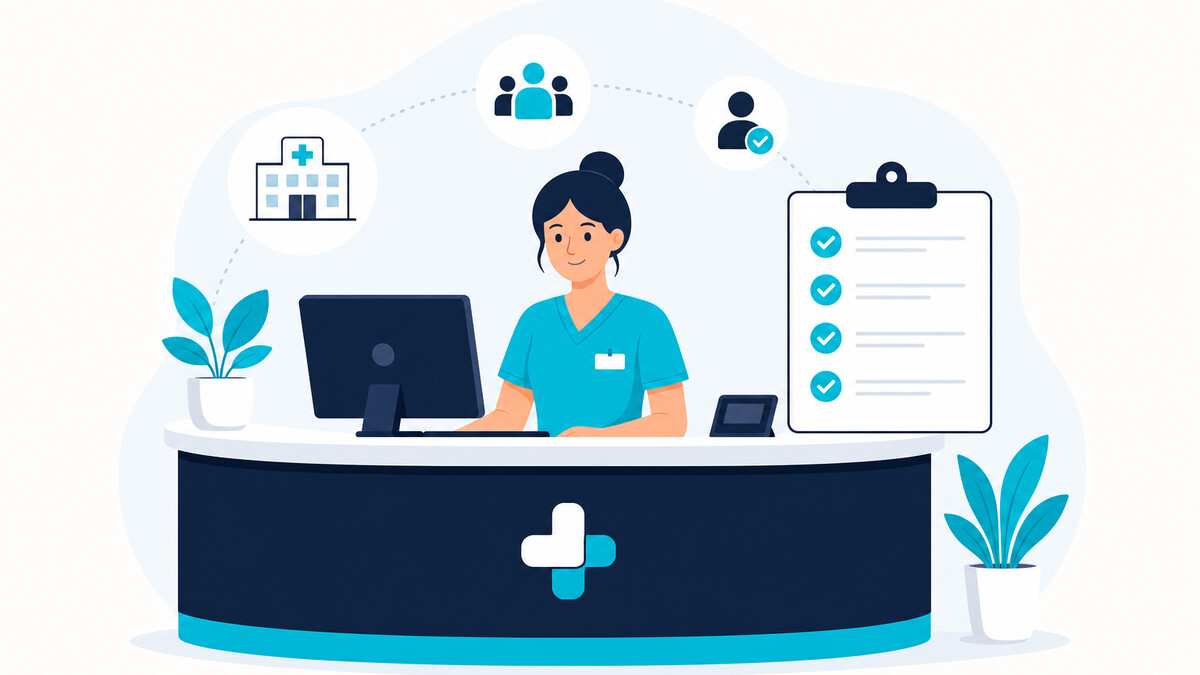 عمليات العيادة والاستقبال